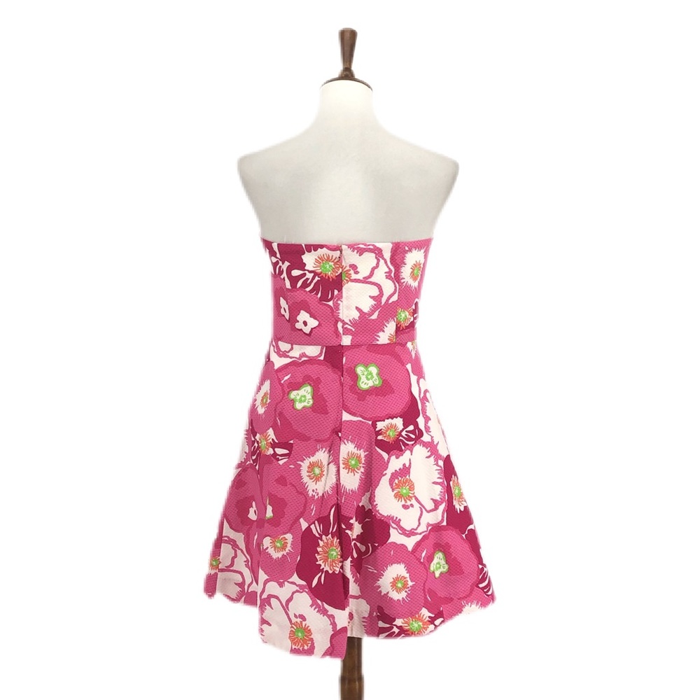 Lilly Pulitzer Bloom Dress in Cherry Begonia Print - Picture 5 of 8